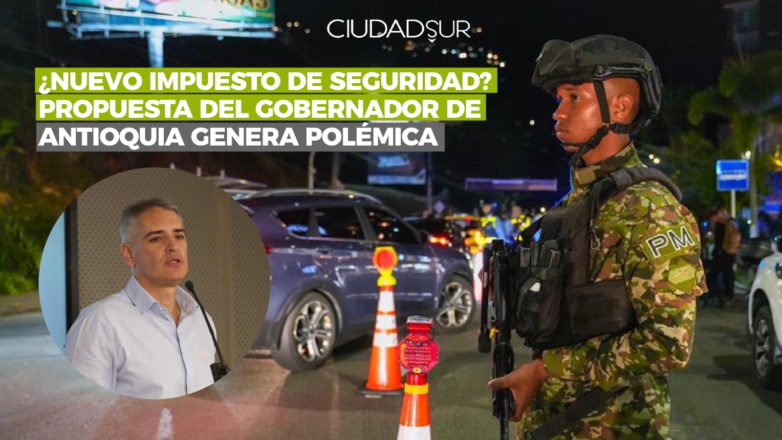 ¿Nuevo impuesto de seguridad? Gobernador de Antioquia propone cobro a algunos estratos y comerciantes