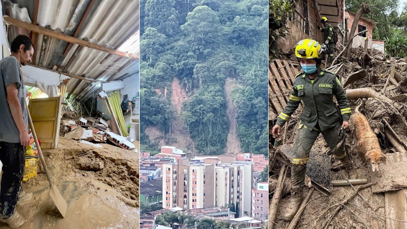 La angustia continúa en Itagüí: lluvias dejan 110 familias evacuadas, 162 viviendas afectadas y 58 puntos críticos