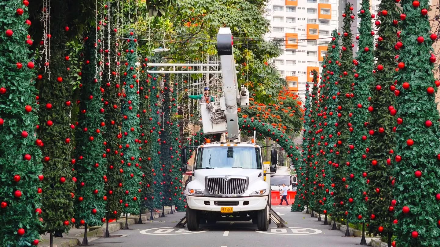 Un pesebre y árboles gigantes de Navidad: así será el hermoso alumbrado de Sabaneta que  enciende sus luces este viernes