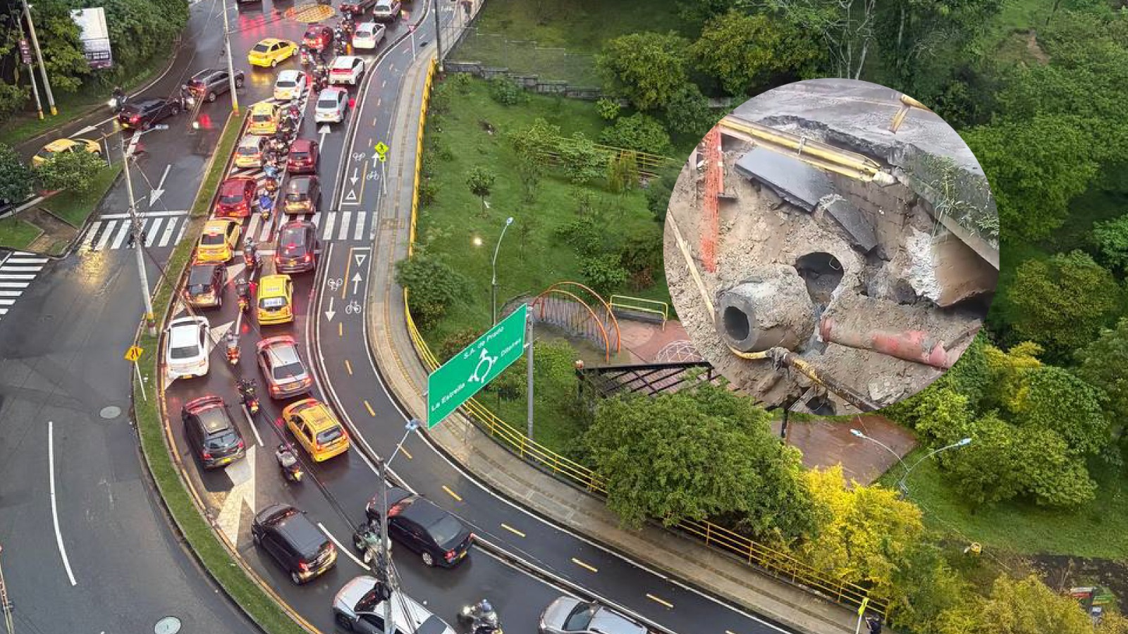 Atención: rutas alternas y trasbordos para mitigar el colapso de movilidad hacia San Antonio de Prado