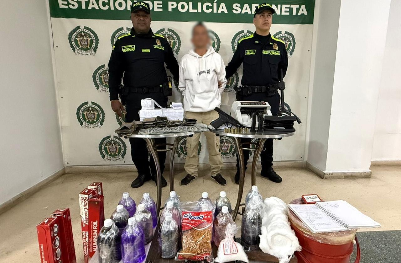 En Sabaneta denunciaron un secuestro, pero la Policía encontró más de $80 millones falsos: un hombre fue capturado