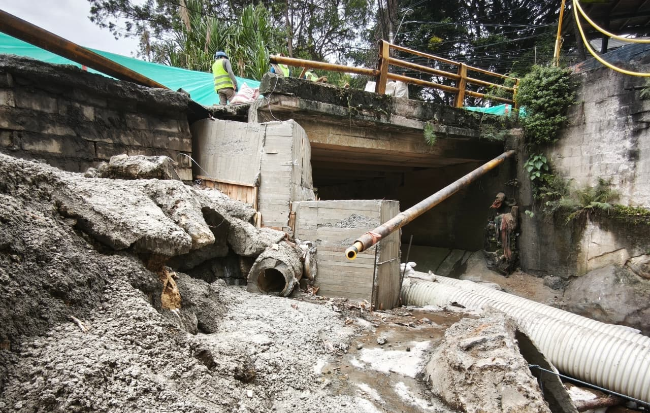 Una semana podrían demorarse los trabajos en el puente La Limona, entre Itagüí y San Antonio de Prado