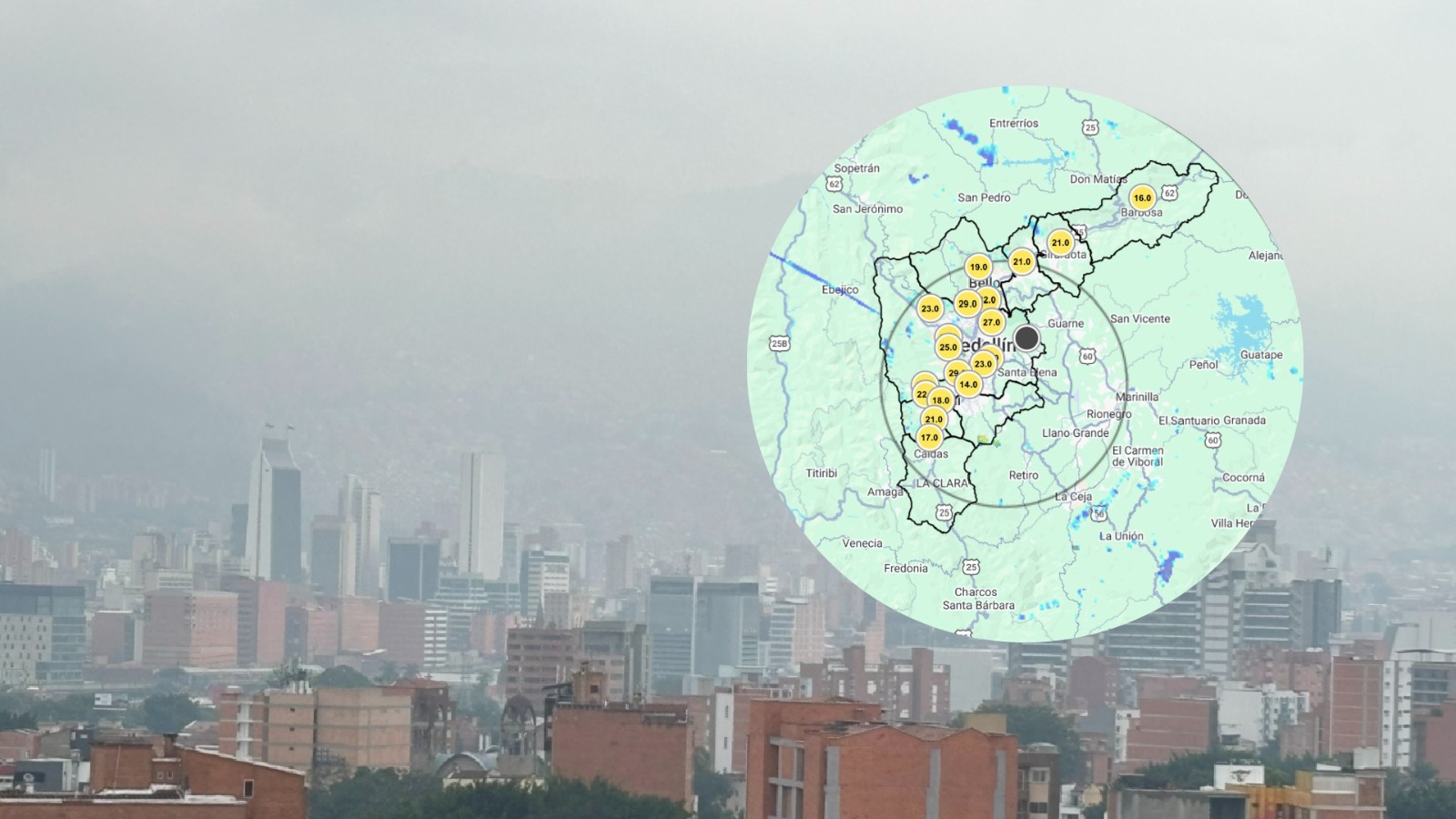 Atención: el próximo lunes inicia el primer periodo de calidad del aire en el Valle de Aburrá