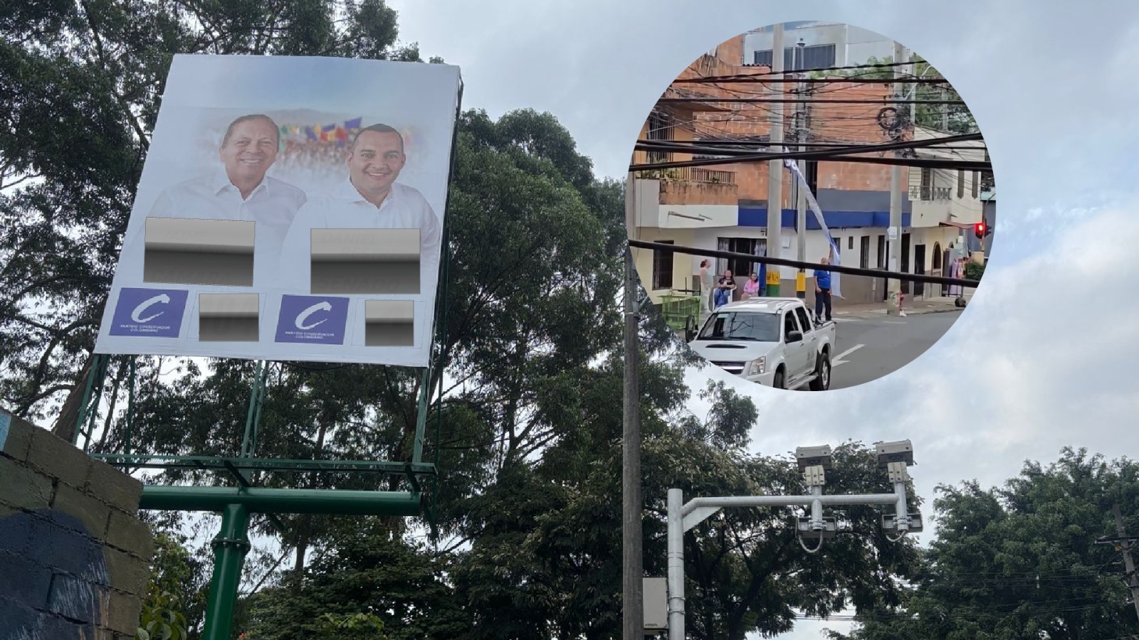 Monopolio de vallas y participación política de funcionarios: las denuncias en plena campaña en Itagüí