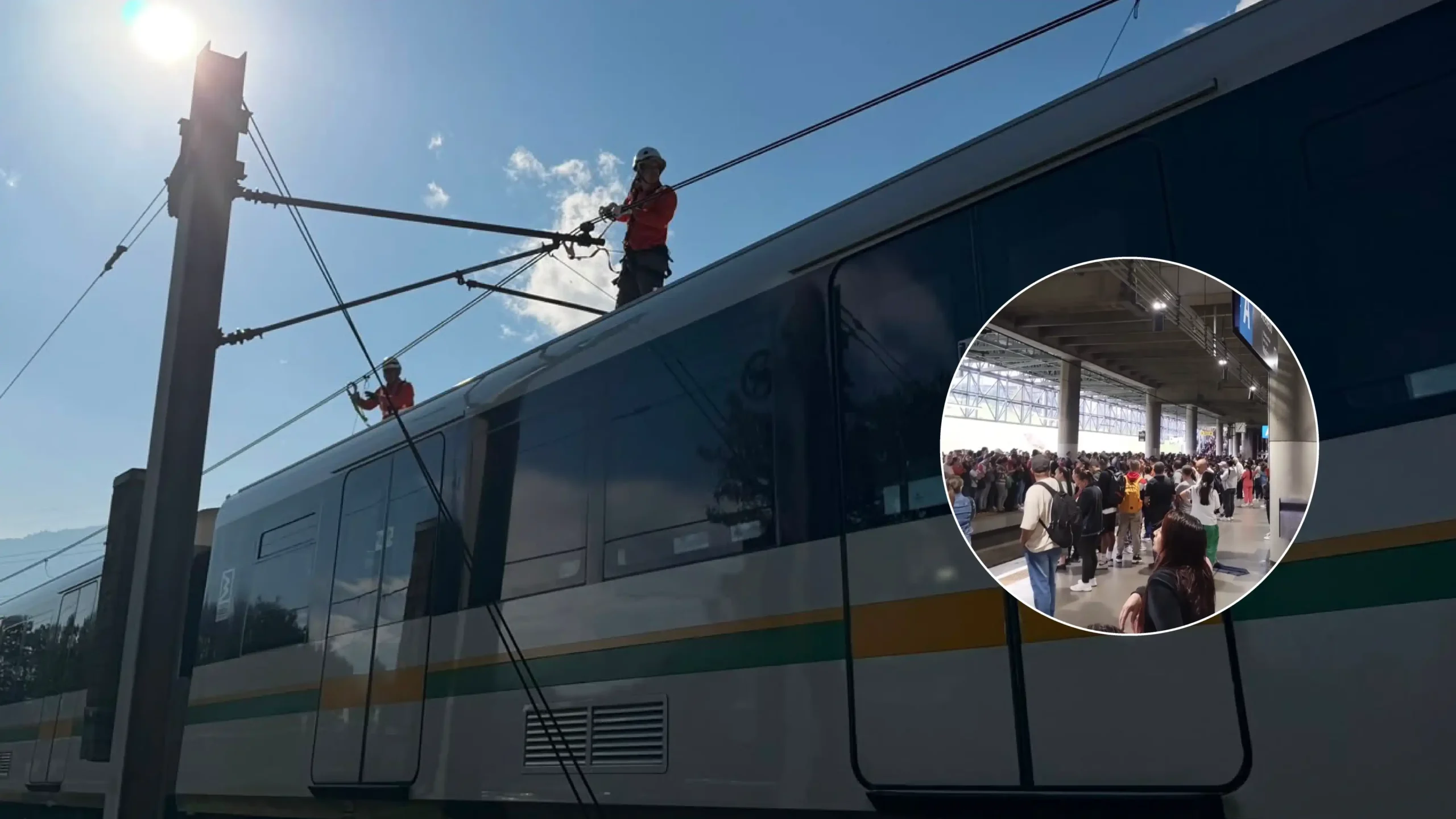 El sur del Valle de Aburrá sin metro y colapsado: así opera el plan de contingencia mientras se restablece el servicio