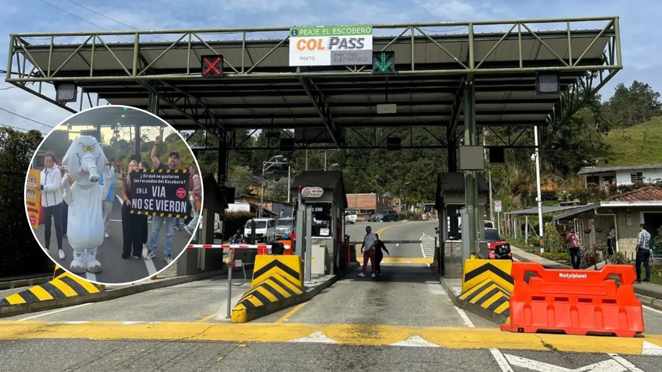 Invías asumirá la administración de los peajes de El Escobero y Las Palmas, en Envigado: comunidad pide desmontar uno de los dos
