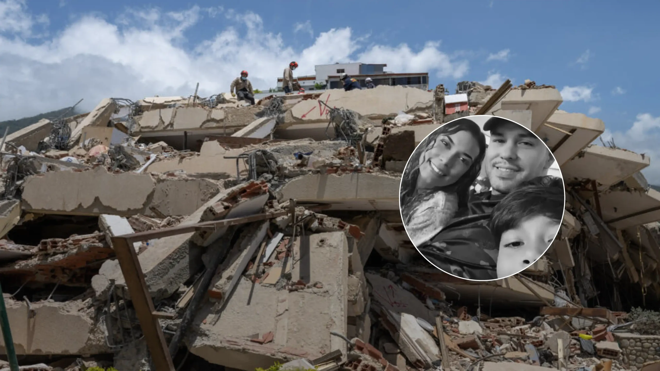 Dolor en Sabaneta tras confirmarse la muerte de una familia venezolana por el terremoto de junio en Venezuela