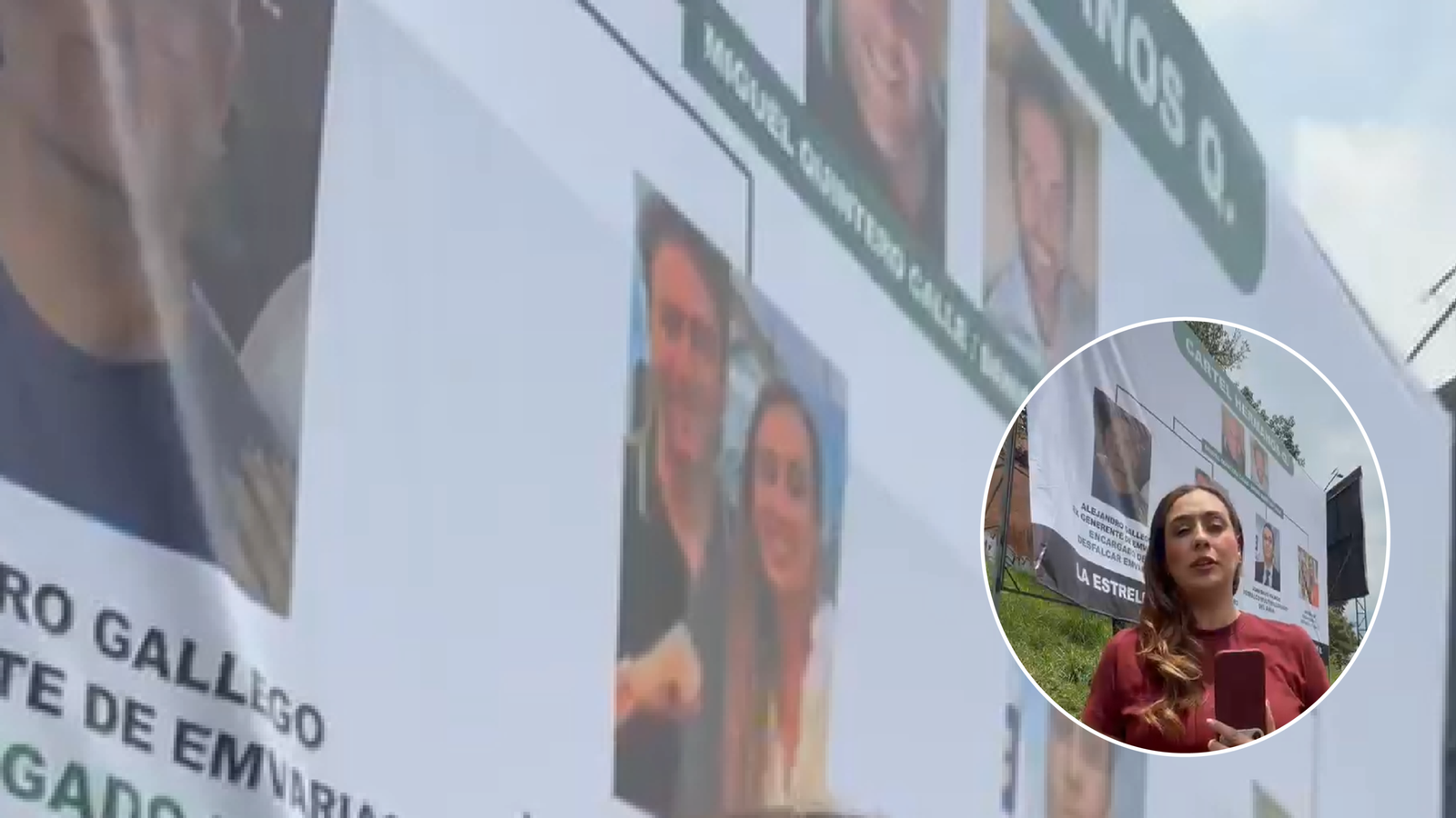 En La Estrella instalan valla en contra de expersonera: Liliana Ramírez denuncia en Fiscalía por “intimidación” y campaña sucia